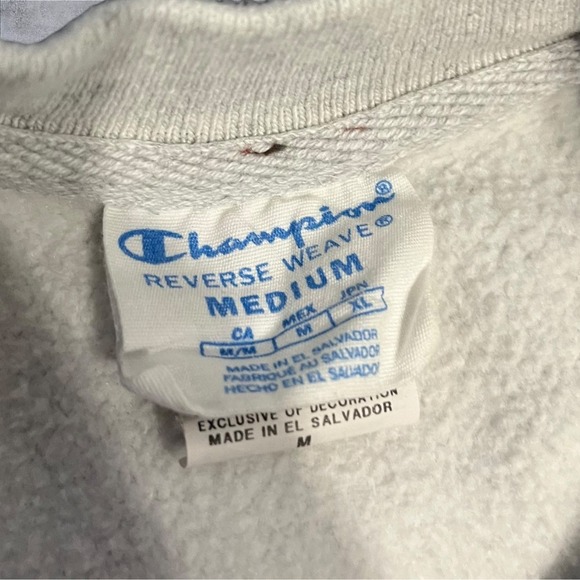 Vtg Champion Reverse Weave Alabama Crimson Tide Crewneck Sweatshirt Medium - Picture 4 of 4